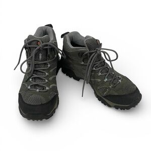 MERRELL Women’s Moab Mid Gor-Tex XCR Grey Periwinkle Hiking Boots Size 8